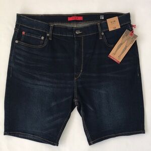 MBX Classic Blue Jean Shorts with Contrasting Stitching Slim Size 38